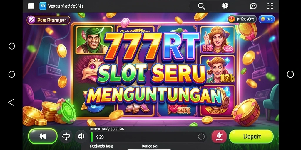 Tampilan menarik dari gameplay slot 777RT yang mendebarkan.