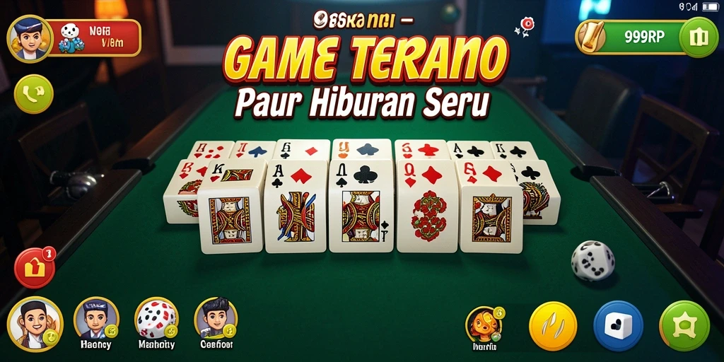 Tangkapan layar menunjukkan keseruan bermain Domino di 99RP.