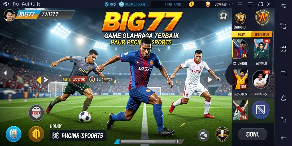Gameplay seru dan serangkaian olahraga menarik dalam BIG77.