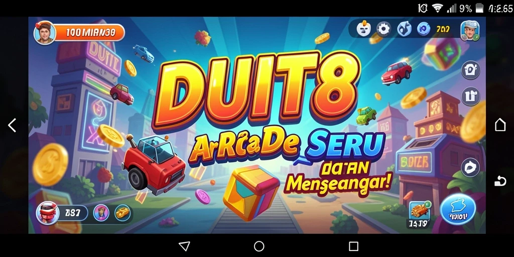 Tampilan gameplay seru dari DUIT8 yang penuh tantangan.