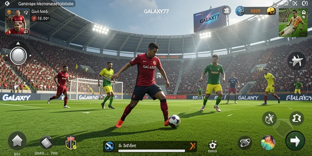 Tampilan gameplay seru dalam GALAXY77 dengan berbagai olahraga.