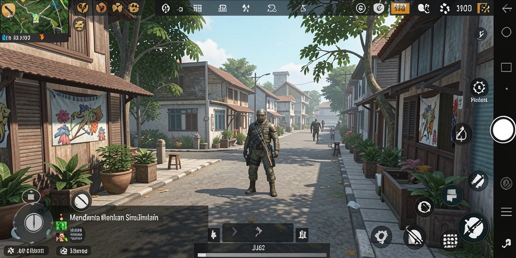 Tampilan gameplay mendalam dari JJ62 yang menarik dan realistis.
