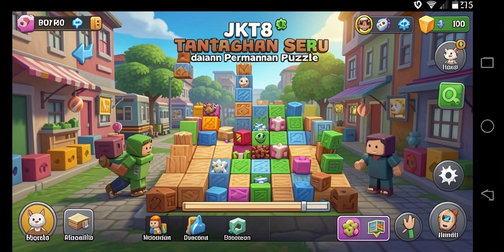 Tampilan gameplay JKT8 yang menarik dan penuh tantangan.