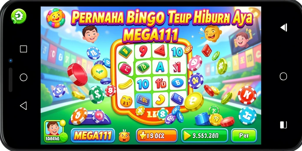 Tampilan menarik gameplay Bingo di MEGA111.