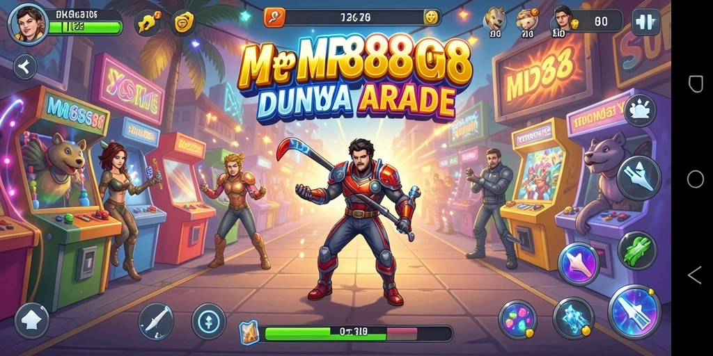 Tampilan gameplay seru dan menantang dalam MR888.