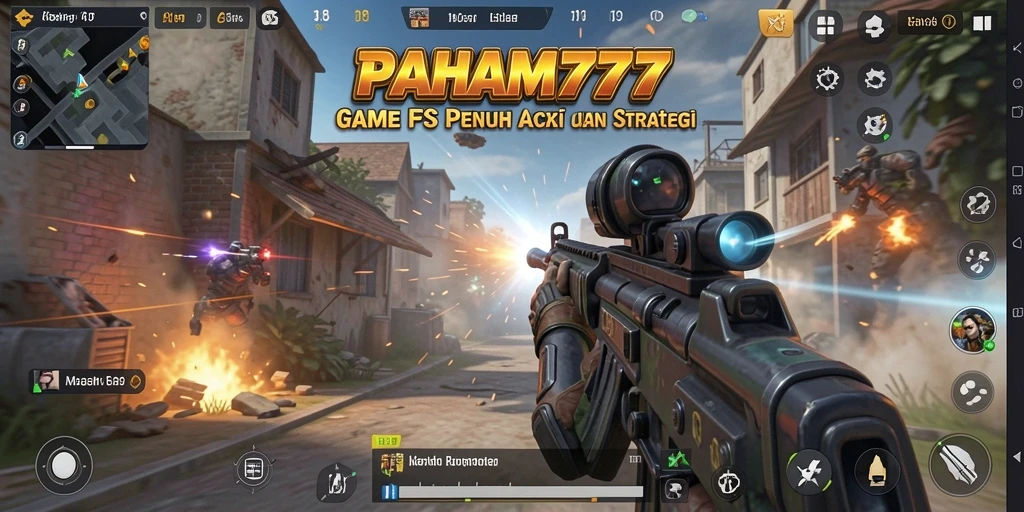 Screenshot gameplay intens PAHAM777 dengan aksi seru.