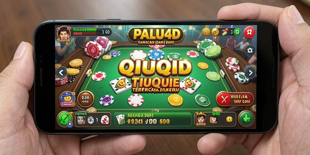 Screenshot PALU4D menunjukkan pemain intens berkompetisi dalam permainan QiuQiu.