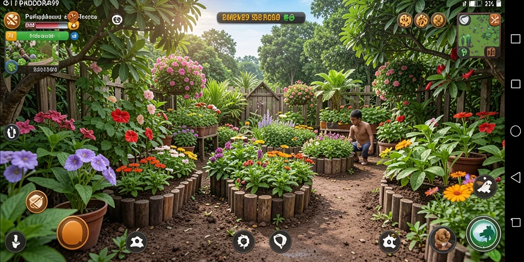 Gameplay Farming PANDORA99 yang penuh warna dan menarik.