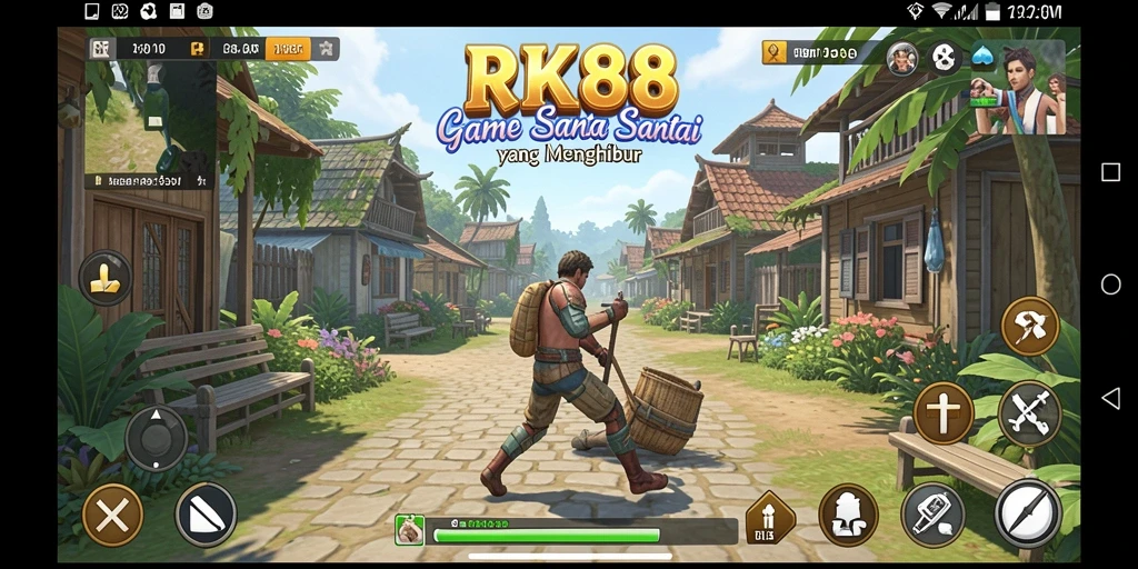 Tampilan gameplay RK88 yang menarik dan penuh warna.