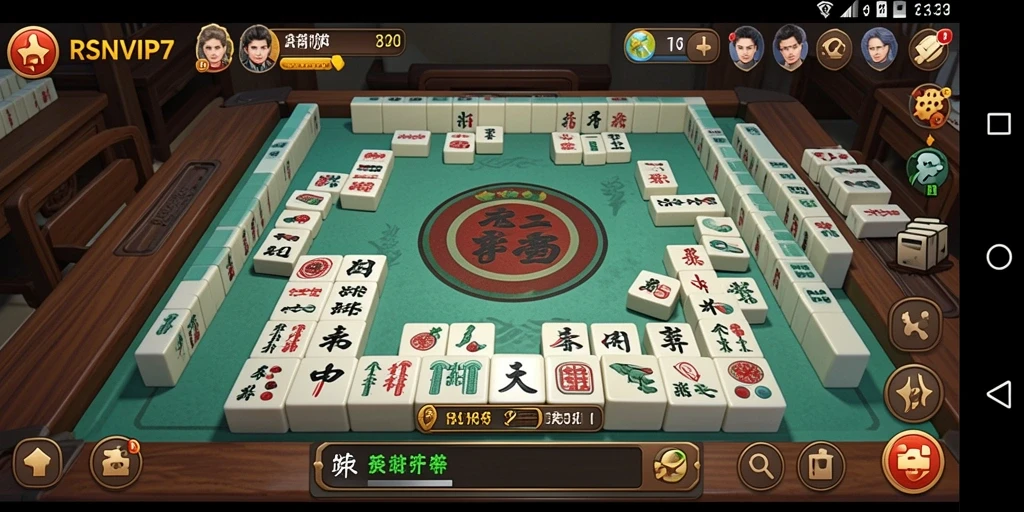 Tampilan gameplay seru dalam permainan Mahjong RSNVIP7.