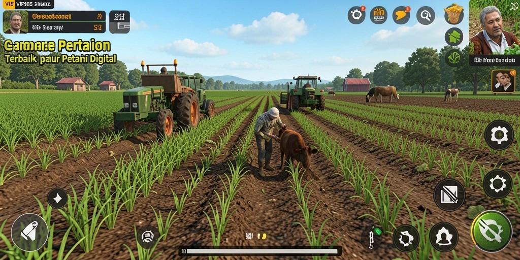 Gameplay <strong>VIP805</strong> yang menarik dan seru saat bertani.
