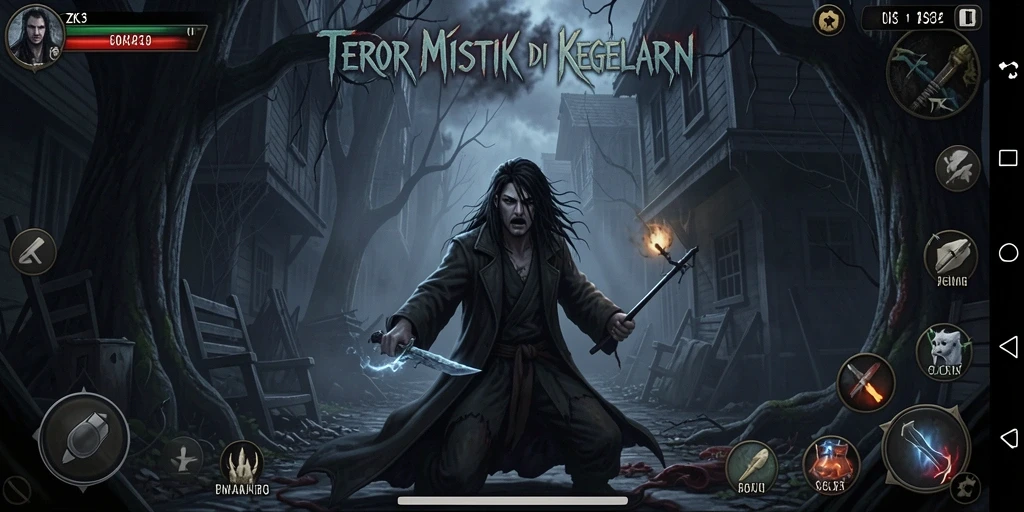 Screenshot menunjukkan momen menegangkan dalam gameplay ZK3.